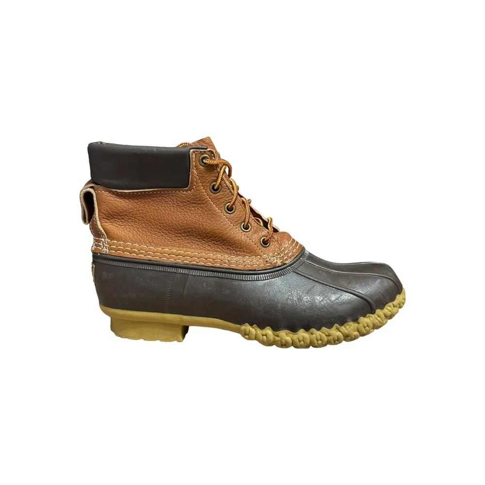 LL Bean Bean Boot Brown Leather 6